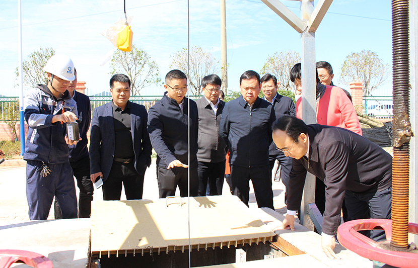 江西省生態(tài)環(huán)境廳黨組書記、廳長徐延彬一行蒞臨挺進(jìn)環(huán)保和樂新村項(xiàng)目點(diǎn)視察調(diào)研